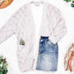 Open Knit Cardigan - Neutral