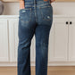 Rose High Rise 90's Straight Jeans in Dark Wash - Judy Blue