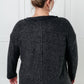 Cozy Day Brushed Hacci Sweater in Black