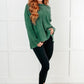 Cozy Day Brushed Hacci Sweater in Dark Green