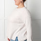 Cozy Day Brushed Hacci Sweater in Sand Beige