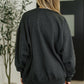 Sunday Snug Relaxed Pullover in Charcoal