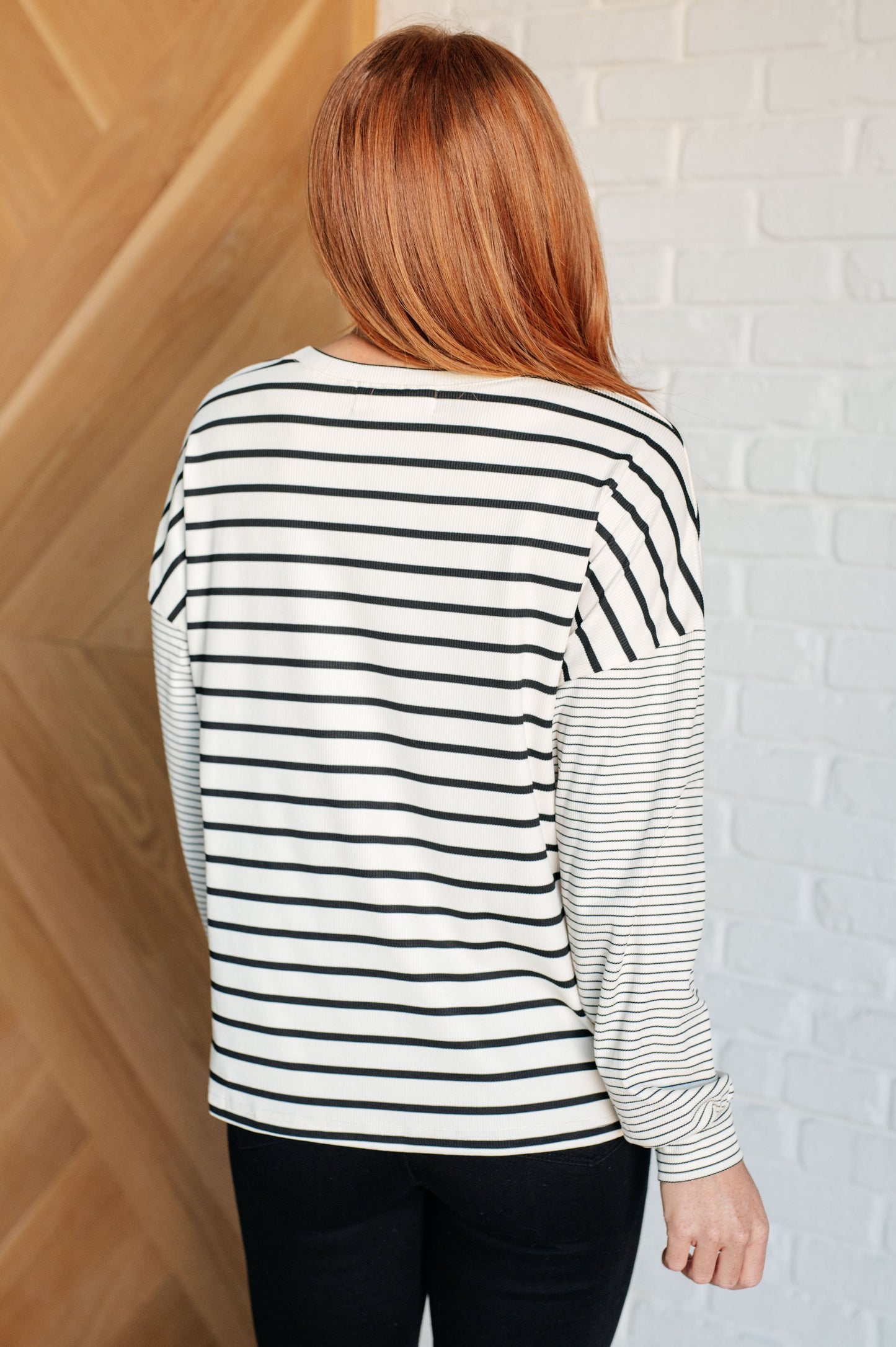 Jule Stripe Long Sleeve Top