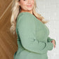 Serene Scoop Neck Long-sleeve in Olive