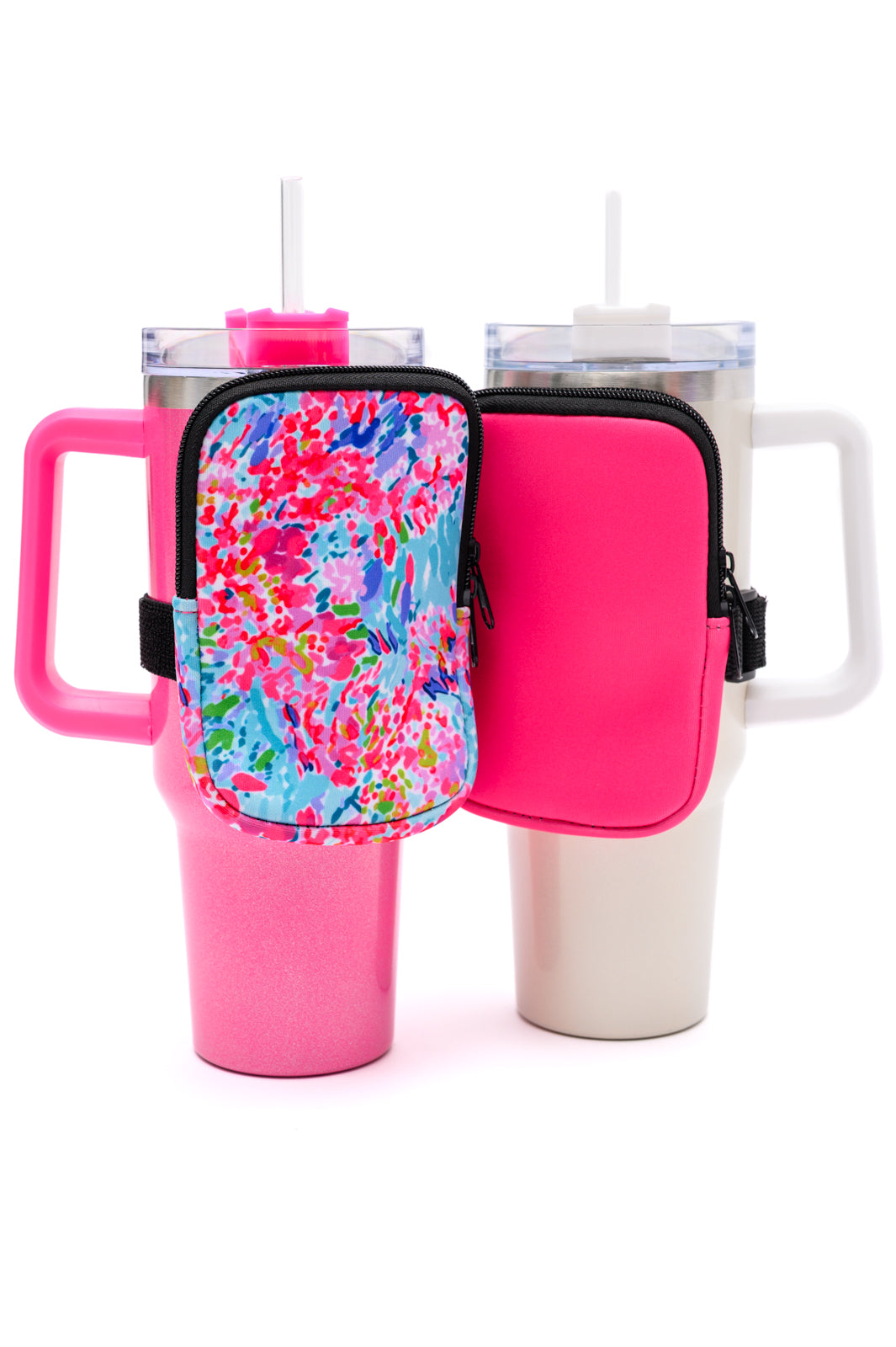 [set of 2] Tumbler Zip Pouch Sets in Assorted Colors