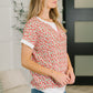 Vivid Memories Relaxed Top in Tomato Red