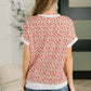 Vivid Memories Relaxed Top in Tomato Red