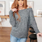 Dolman Knit Top in Charcoal