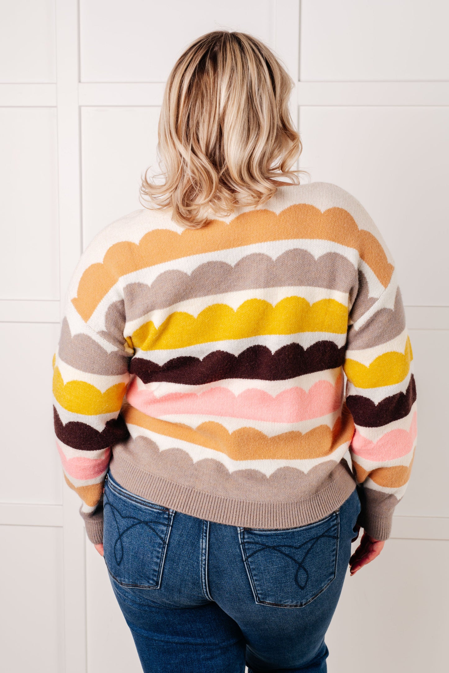 Wave Hello Sweater in Spring Mix