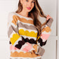 Wave Hello Sweater in Spring Mix