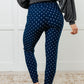 Must Have Joggers in Blue/White Polka Dot