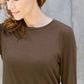 The Basics Round Neck Long Sleeve Top