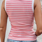 Striped Tank in Pink & Ivory
