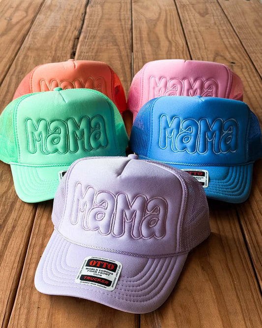 PREORDER: Colorful MAMA Embroidered Hat //free ship today//CLOSES 5/30/26