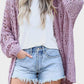 Openwork Long Sleeve Cardigan