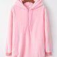 Quarter-Zip Drawstring Teddy Hoodie