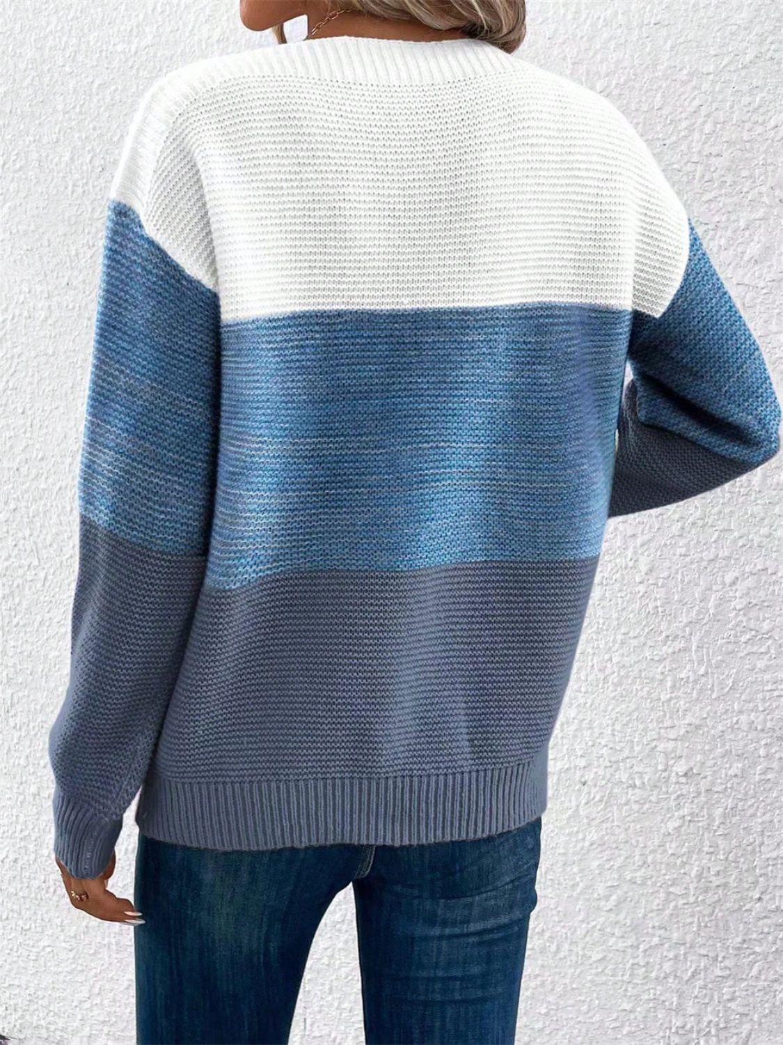 Sindra Color Block Sweater