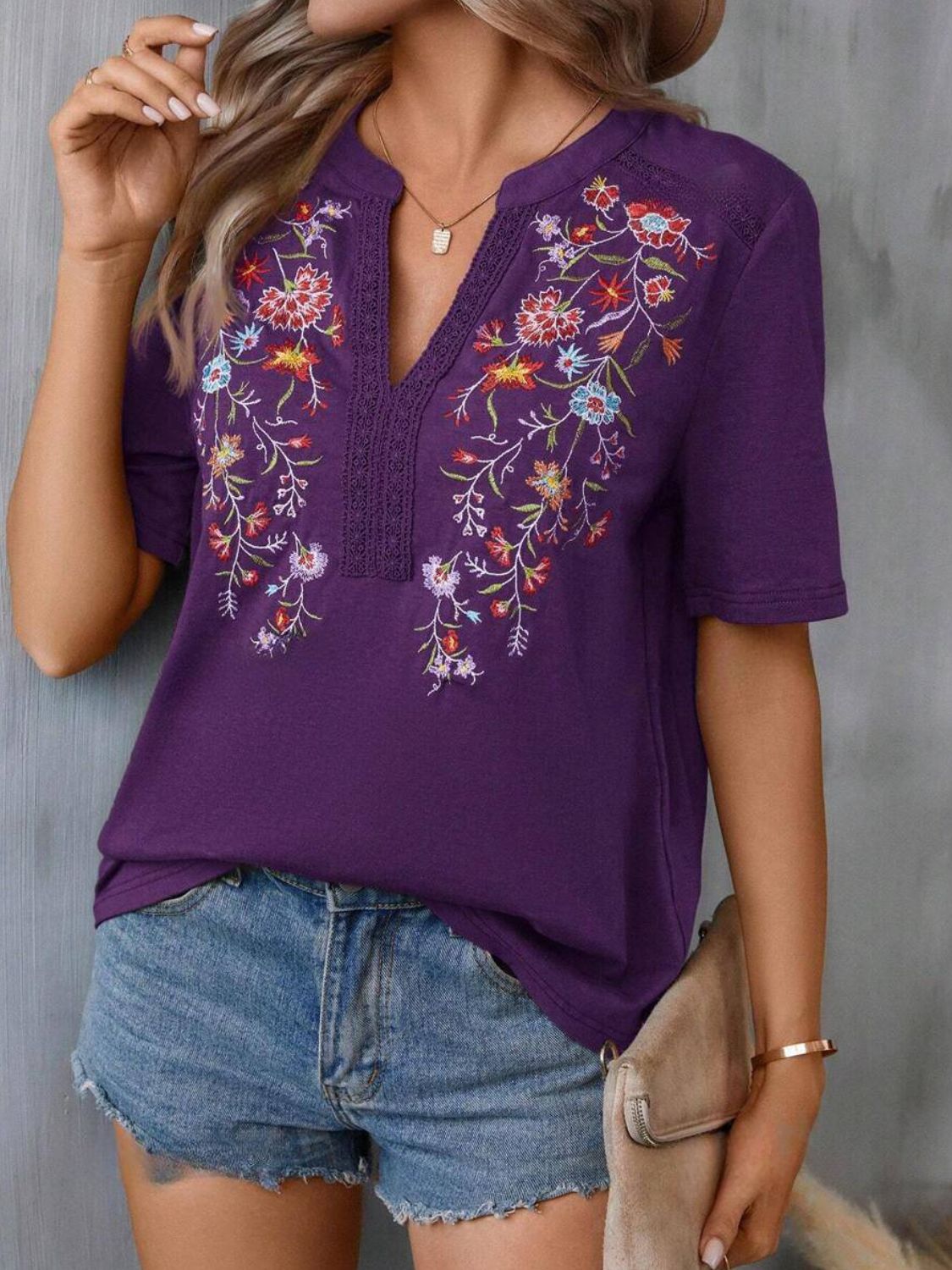 Amelia Embroidered Top