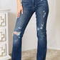 Mid Rise Distressed Bootcut - Judy Blue