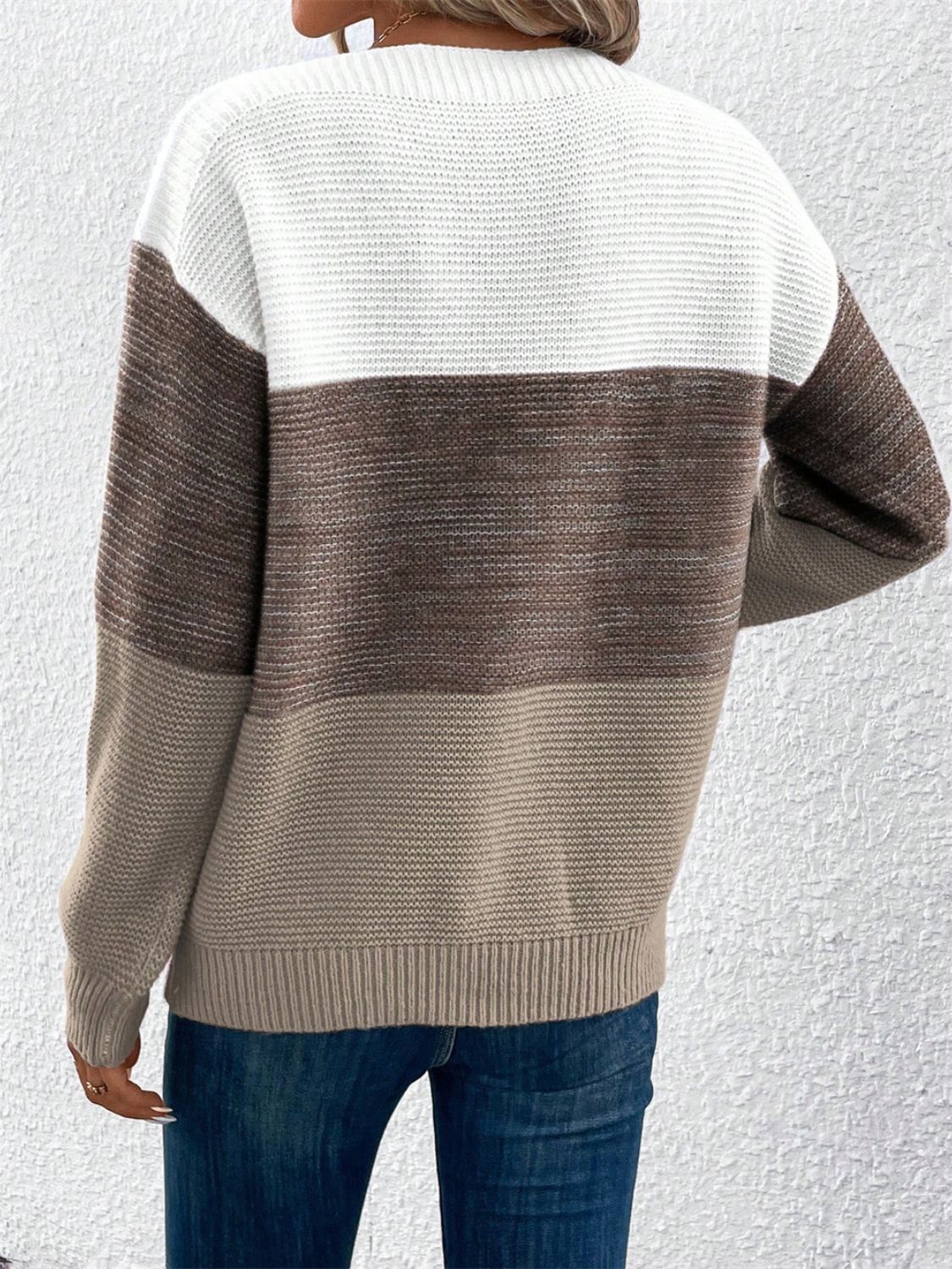 Sindra Color Block Sweater