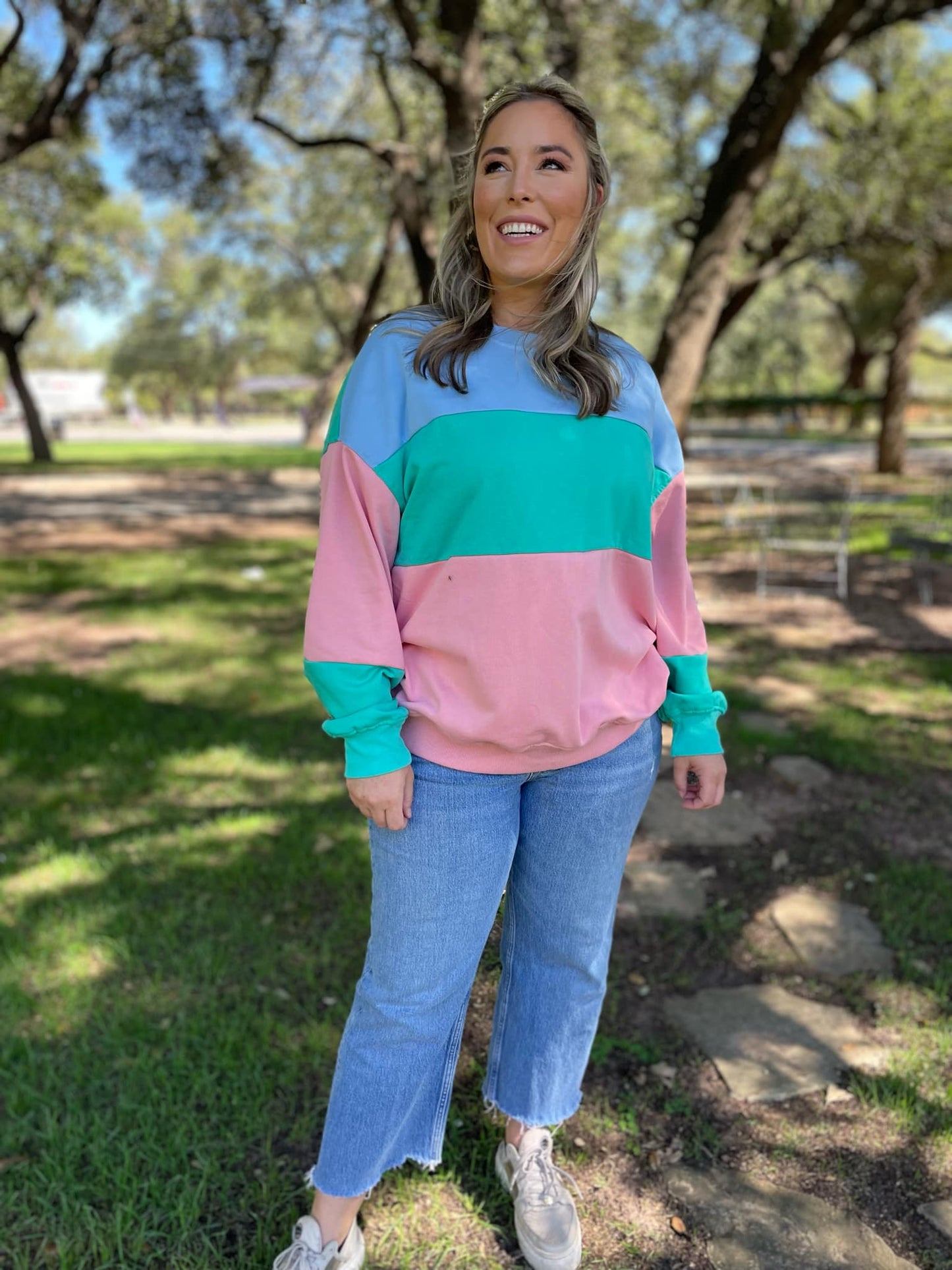 Colorblock Pullover