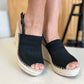 Rae Peep Toe Wedge Sandals