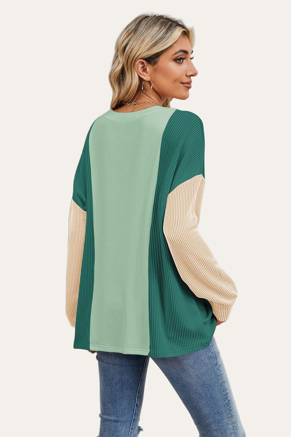 Draw the Line Ribbed Top