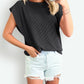 Must Be Ribbed Cap Sleeve Top