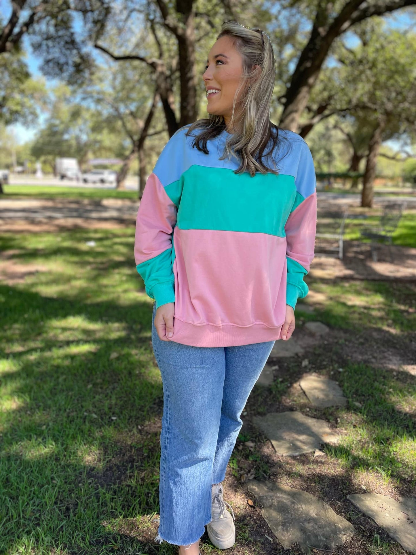 Colorblock Pullover