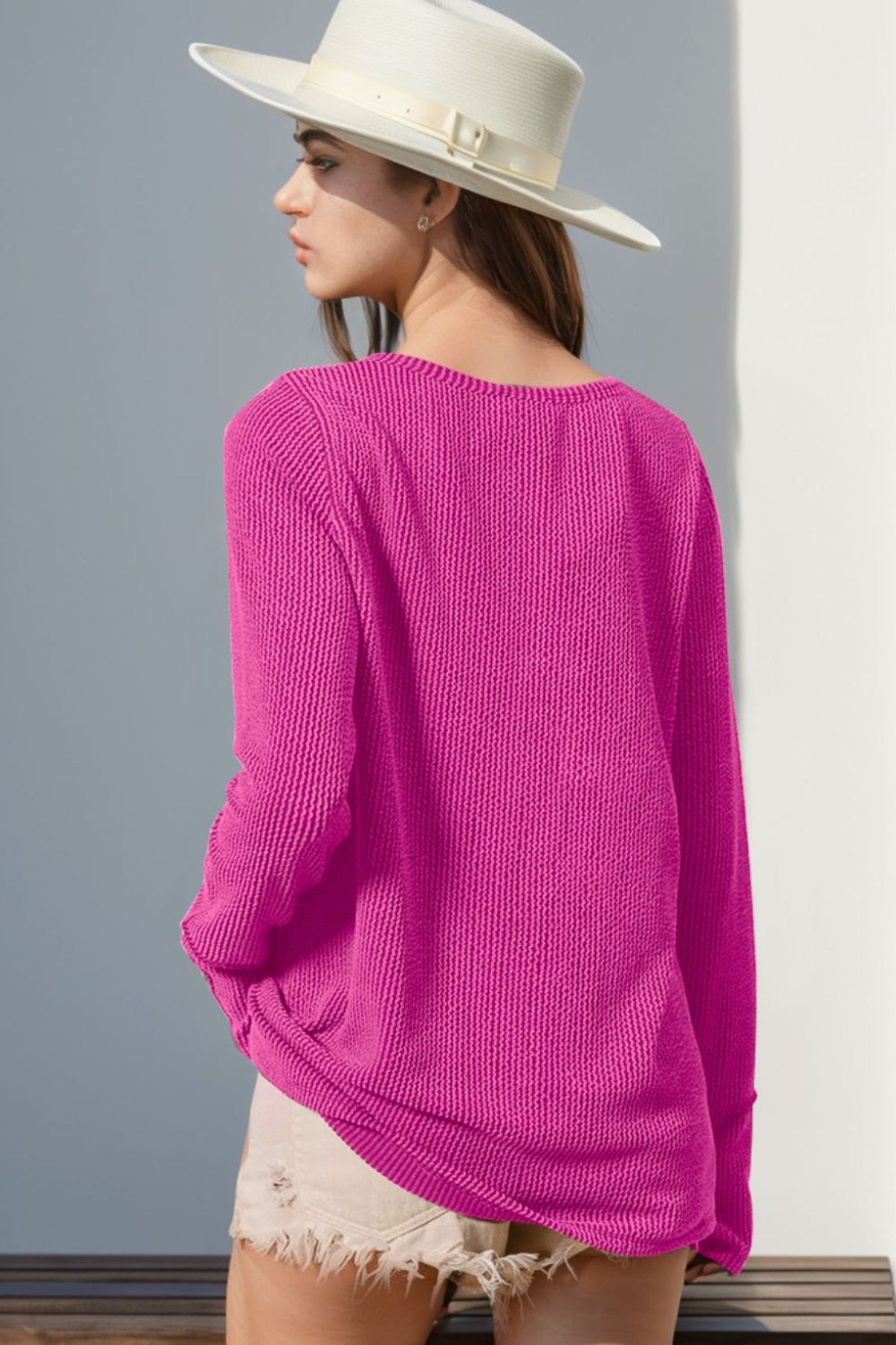 Allie Ribbed Thumbhole Long Sleeve