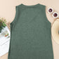 V-Neck Wide Strap Tank in Sage