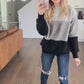 Sindra Color Block Sweater