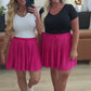 Bet Your Bottom Dollar Skirt in Hot Pink