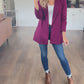 Magic 3/4 Blazer in Wine