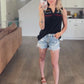 Bree Embroidered Top in Black