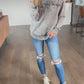 *free ship today* Saved By Grace Embroidered Pullover