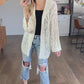 Cassidy Hooded Cardigan in Cream