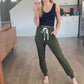 Moving Up Active Joggers in Deep Green