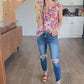 Sweet Soirée Floral Blouse