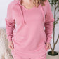 Vintage Wash Beach Hoodie - Dusty Pink