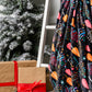 Holiday Blanket in Neon Trees