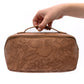 Life In Luxury Cosmetic Bag in Tan